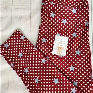 NWT Lularoe TC Star and Dots Leggings
